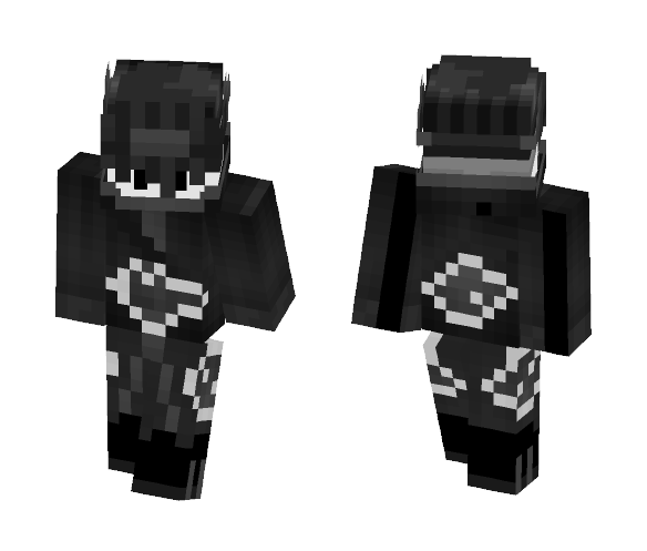 black and white - Male Minecraft Skins - image 1