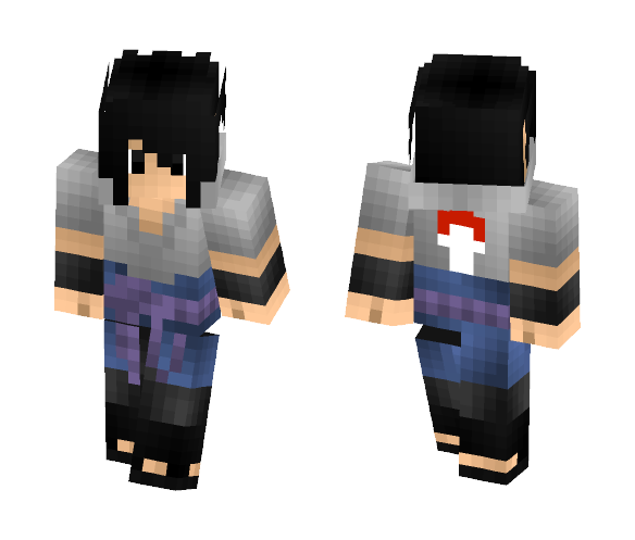 Sasuke Uchiha (Shippuden) - Male Minecraft Skins - image 1