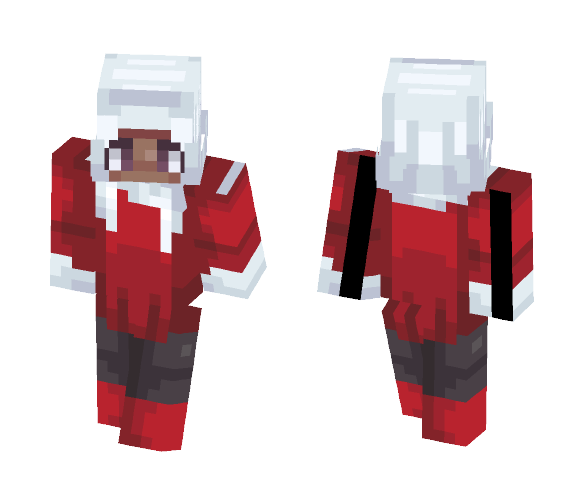 Maroon Hijab - Female Minecraft Skins - image 1