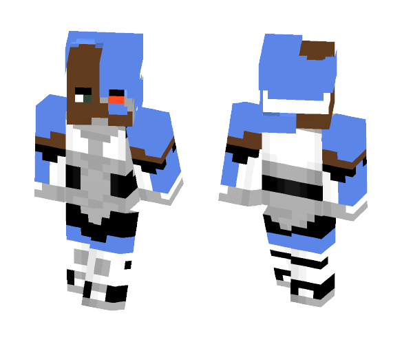 Teen Titans Cyborg - Male Minecraft Skins - image 1