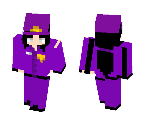Download Free Purple Girl Skin for Minecraft image 1 Purple Girl - Girl Minecraft Skins - image 1
