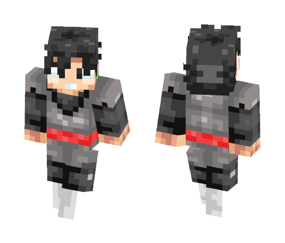 Base Form Black (Future Trunks Arc) - Male Minecraft Skins - image 1