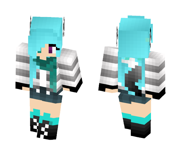 Cute Wolf Girl ???? - Cute Girls Minecraft Skins - image 1