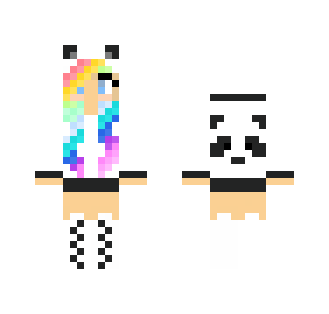 Rainbow Panda Girl