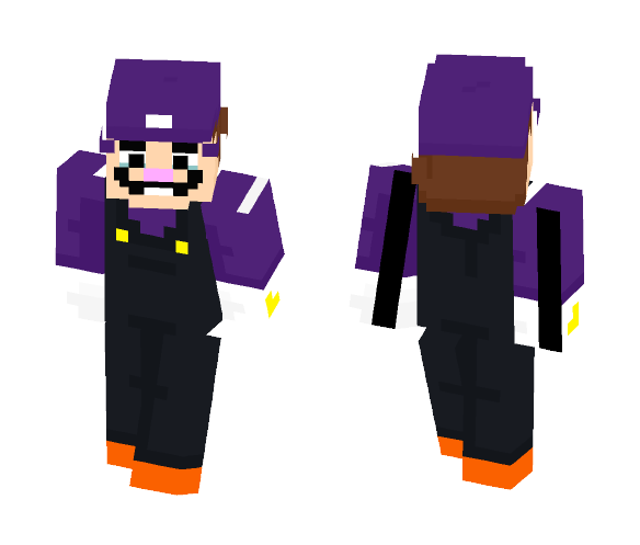 Waluigi - Super Mario - Male Minecraft Skins - image 1