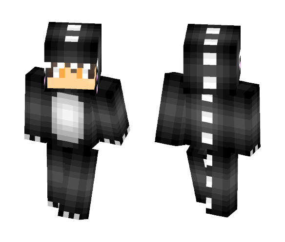 Black Dino Boy - Boy Minecraft Skins - image 1