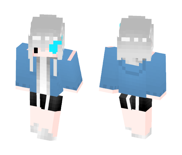 UNDERTALE - Sans (girl version) - Female Minecraft Skins - image 1