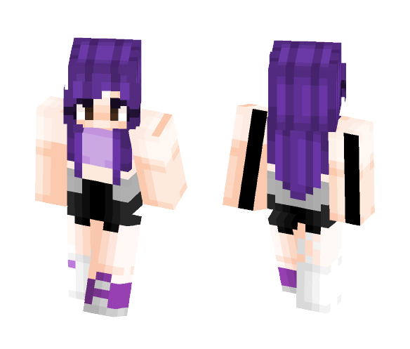 Amethyst Sky -- Request - Female Minecraft Skins - image 1