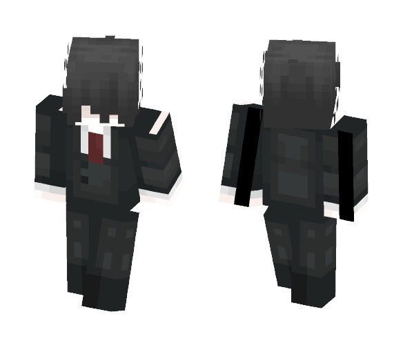Slender man But AS A GIRL :D - Girl Minecraft Skins - image 1