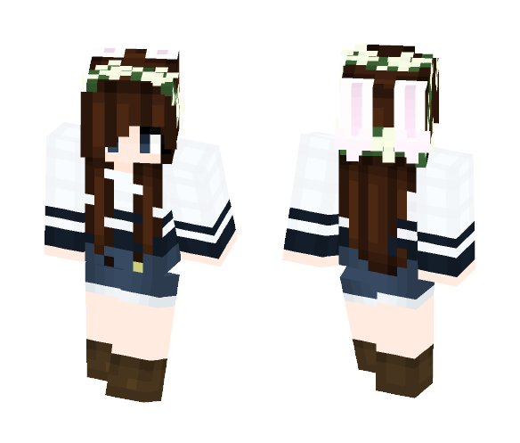 Kawaii Usagii fan-made skin =^w^= - Kawaii Minecraft Skins - image 1