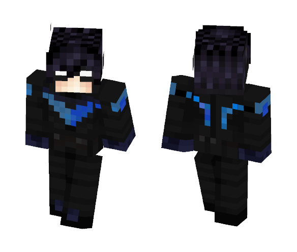 Nightwing - Male Minecraft Skins - image 1