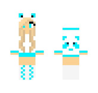 Panda Girl (Mint,White)
