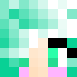 Download Free Cute Angel Long Blue Dress Skin for Minecraft image 3 Cute Angel Long Blue Dress - Female Minecraft Skins - image 3