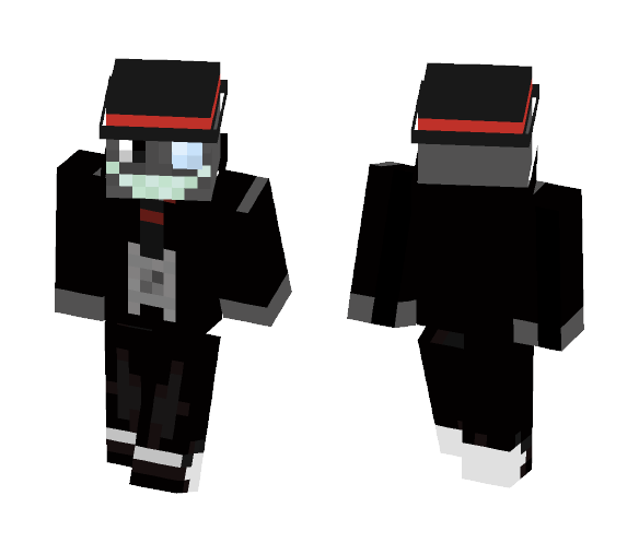 Download Free Black Hat - Villainous Skin for Minecraft image 1 Black Hat - Villainous - Male Minecraft Skins - image 1