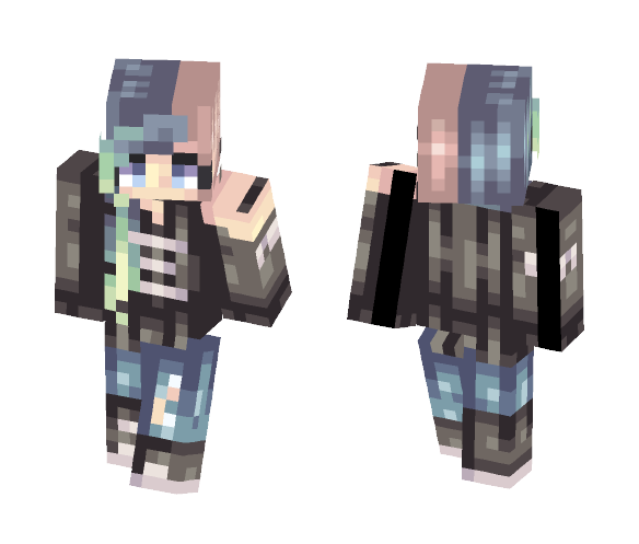 Edgy Vibes - Female Minecraft Skins - image 1
