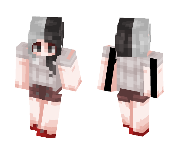 I'll just let them fall ~Thana - Female Minecraft Skins - image 1