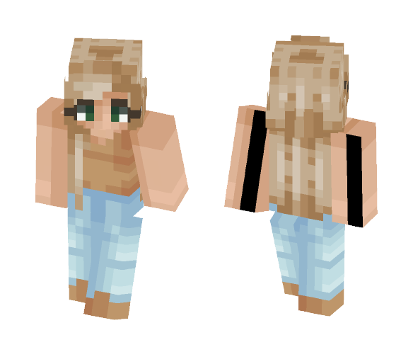 Download Free I don't even know lmao ♡ Skin for Minecraft image 1 I don't even know lmao ♡ - Female Minecraft Skins - image 1