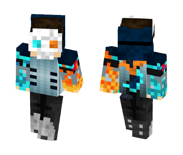 Fire and Ice - Male Minecraft Skins - image 1