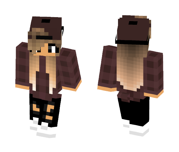 Download Free Cute Gamer girl Skin for Minecraft image 1 Cute Gamer girl - Cute Girls Minecraft Skins - image 1