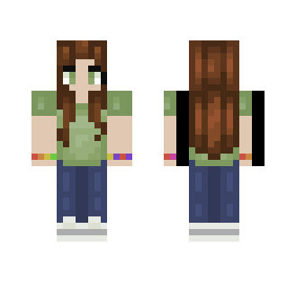 i'm actually happy for once. - Female Minecraft Skins - image 2