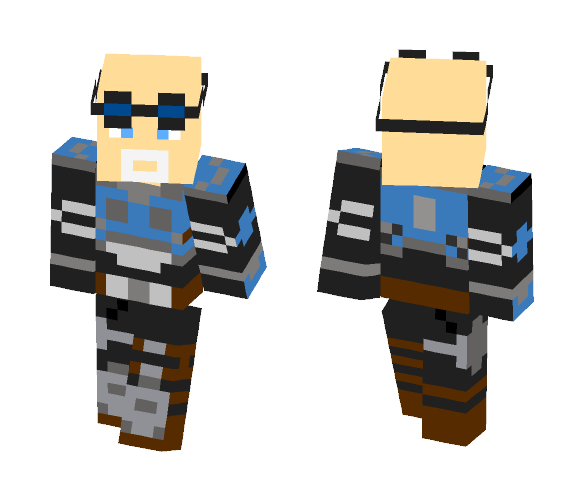 Download Free Gears of War 4 Damon Baird Skin for Minecraft image 1 Gears of War 4 Damon Baird - Male Minecraft Skins - image 1