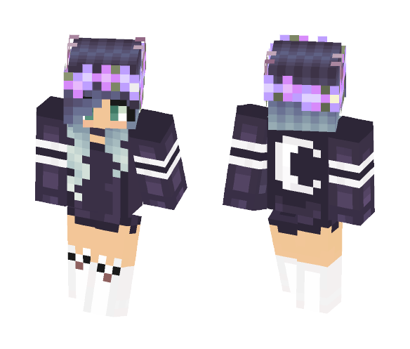 Starlit path - Female Minecraft Skins - image 1