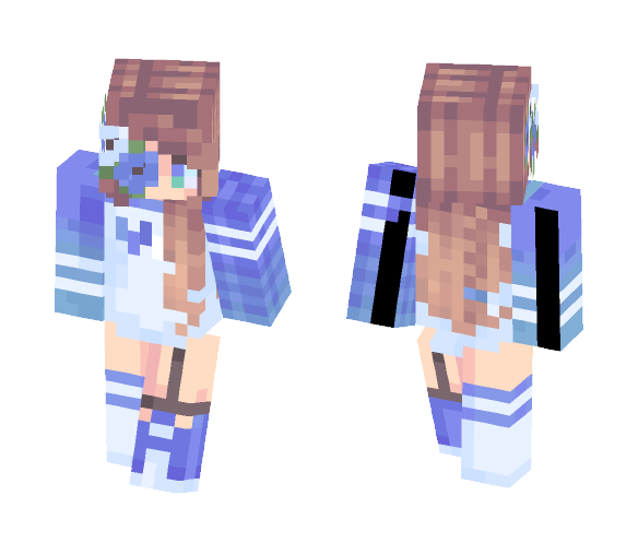 Flooding Roses - Female Minecraft Skins - image 1
