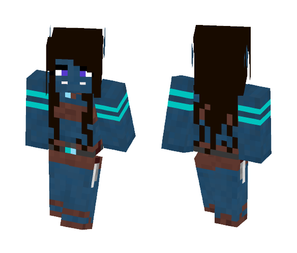 Swamp Fe-Orc - Female Minecraft Skins - image 1