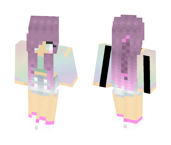 Download Free Edits w Fien #1 - Kawaii Pastel Skin for Minecraft image 1 Edits w Fien #1 - Kawaii Pastel - Kawaii Minecraft Skins - image 1
