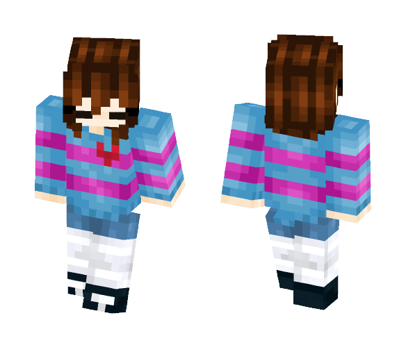 Oc Frisk (PuffTale) - Female Minecraft Skins - image 1