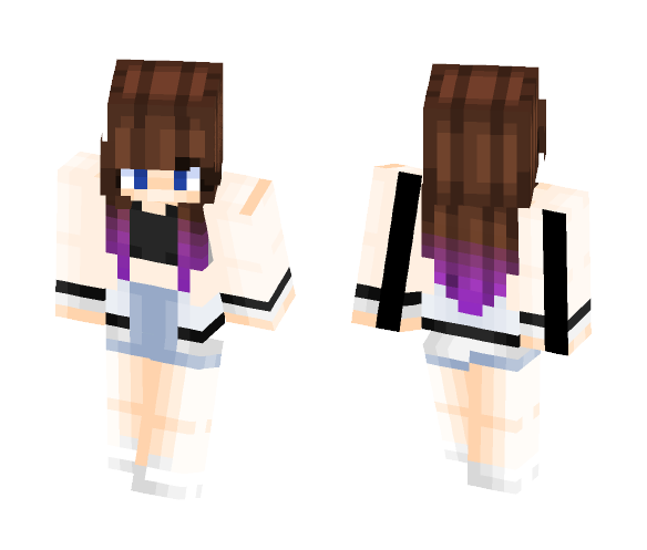 See Through Jacket - Female Minecraft Skins - image 1