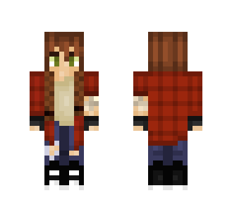 Redheaded Girl With Flannel