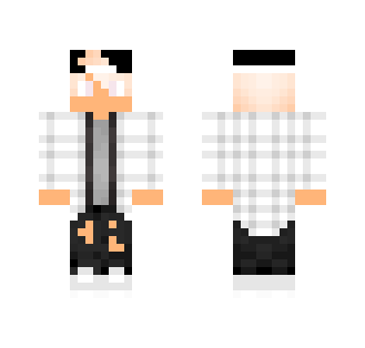 Boy With White Flannel