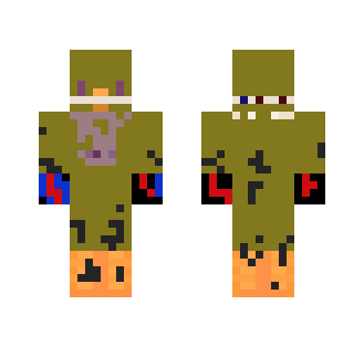 Cartoon Withered Chica