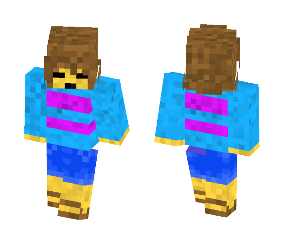 Frisk Undertale! - Female Minecraft Skins - image 1
