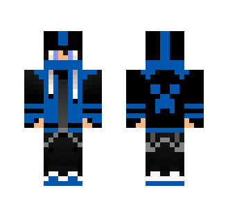 Blue gamer dude