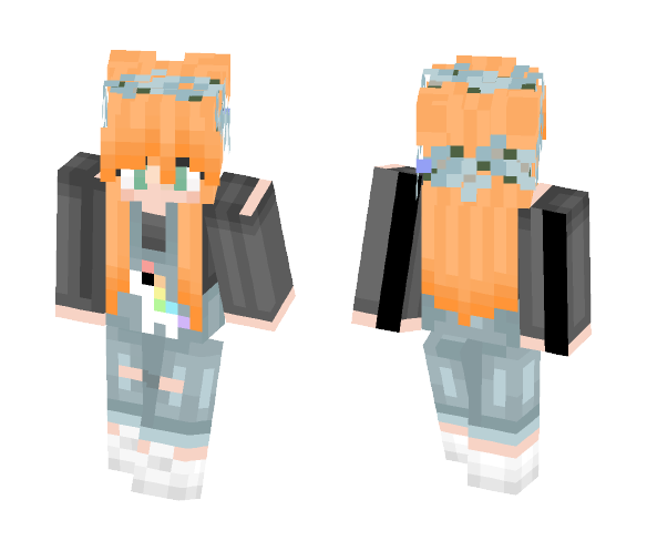 Unicorn Child - Hair Edit - Female Minecraft Skins - image 1