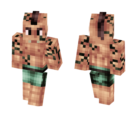[LOTC] Half-Orc - Male Minecraft Skins - image 1