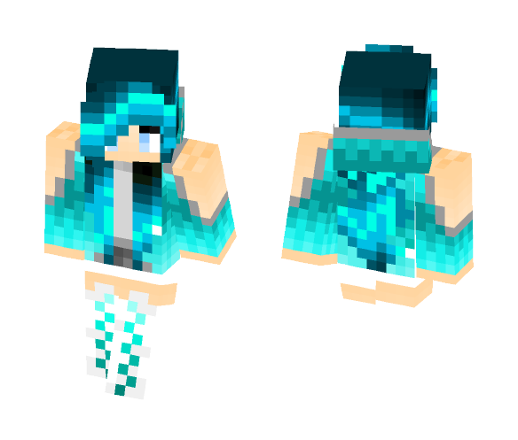 Water girl - Girl Minecraft Skins - image 1