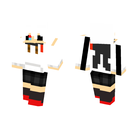 Raven Sans (Human) - Male Minecraft Skins - image 1