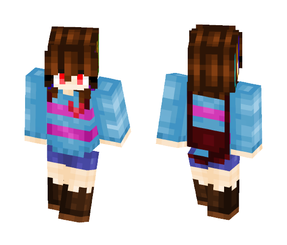 Frisk (UnderHeart) - Interchangeable Minecraft Skins - image 1