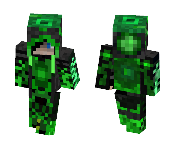 Download Free Green Cool Skin for Minecraft image 1 Green Cool - Male Minecraft Skins - image 1