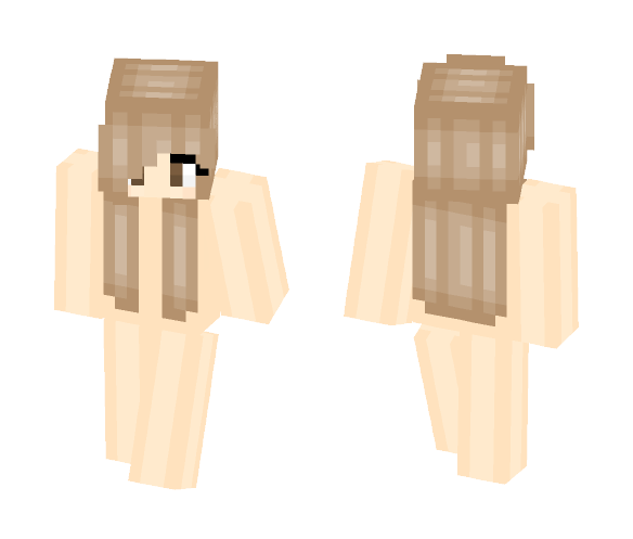 Gamer girl hair base - Color Haired Girls Minecraft Skins - image 1