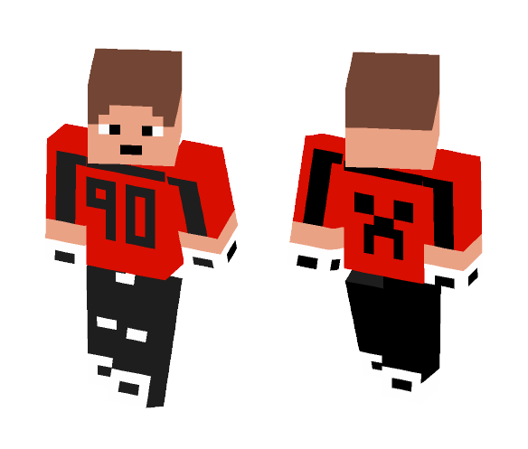 REDBOYEDDIE YT SKIN - Male Minecraft Skins - image 1