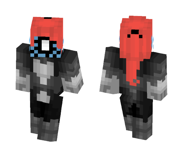 Undyne (Help_Tale) - Female Minecraft Skins - image 1