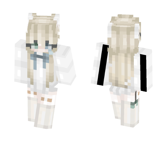 Download Free Cat Tumblr Girl Skin for Minecraft image 1 Cat Tumblr Girl - Cat Minecraft Skins - image 1