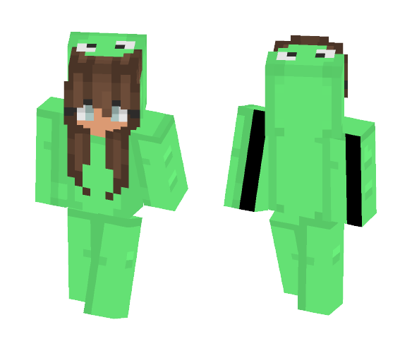 Slime Onesie - Female Minecraft Skins - image 1