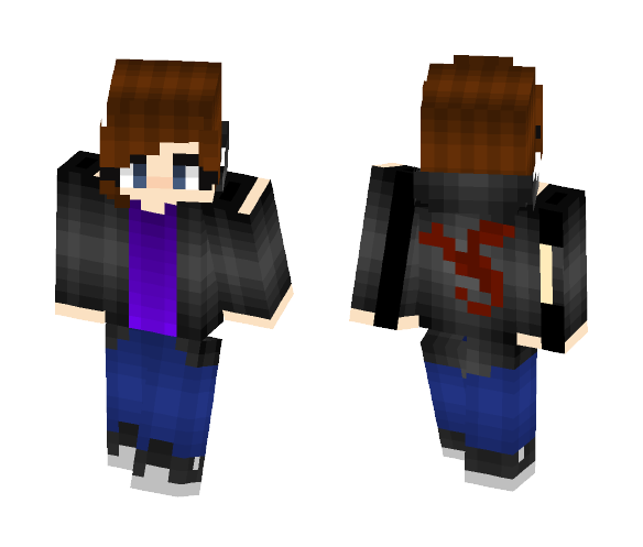 Dragon Hoodie - Female Minecraft Skins - image 1