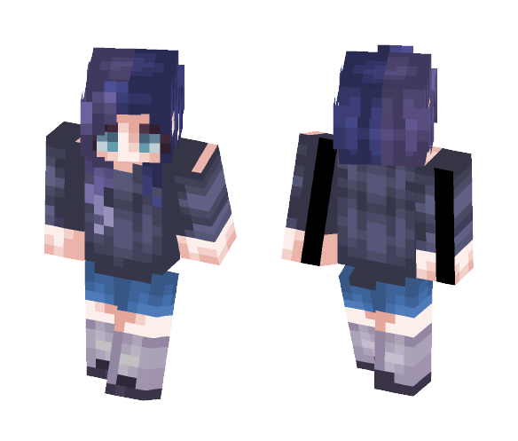 Cry if I want too ~ Thana - Female Minecraft Skins - image 1