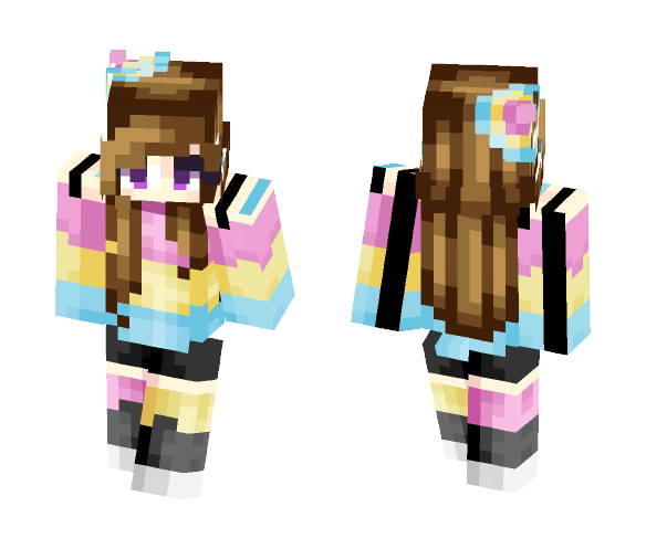 Pansexual Pride - Male Minecraft Skins - image 1